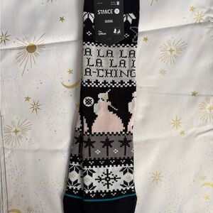 THE OFFICE Stance Black and Gray Festive Socks